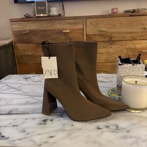 Zara booties brand new